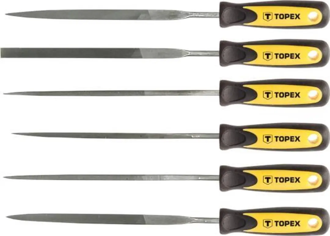 Topex Machinevijlenset 6 delig - 150mm - Voor Metaal - afbeelding 3 van 3