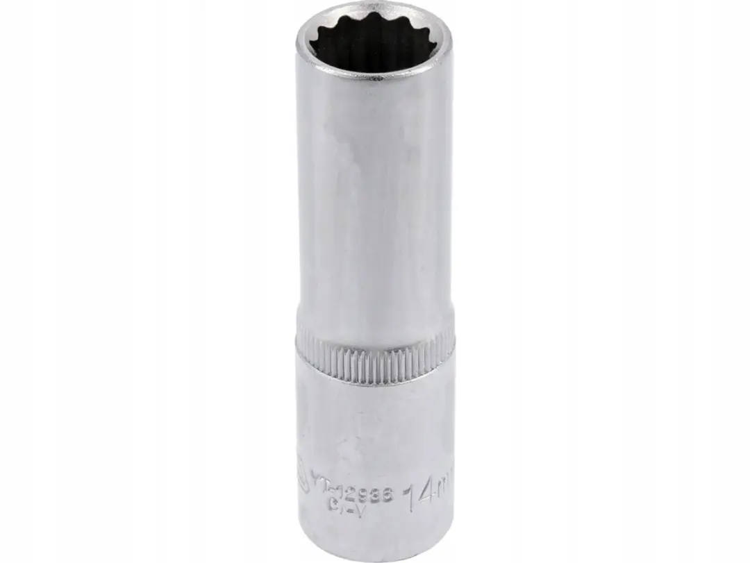 Yato 1/2" 14mm Doppeldops, Lange Maat, 12-kant