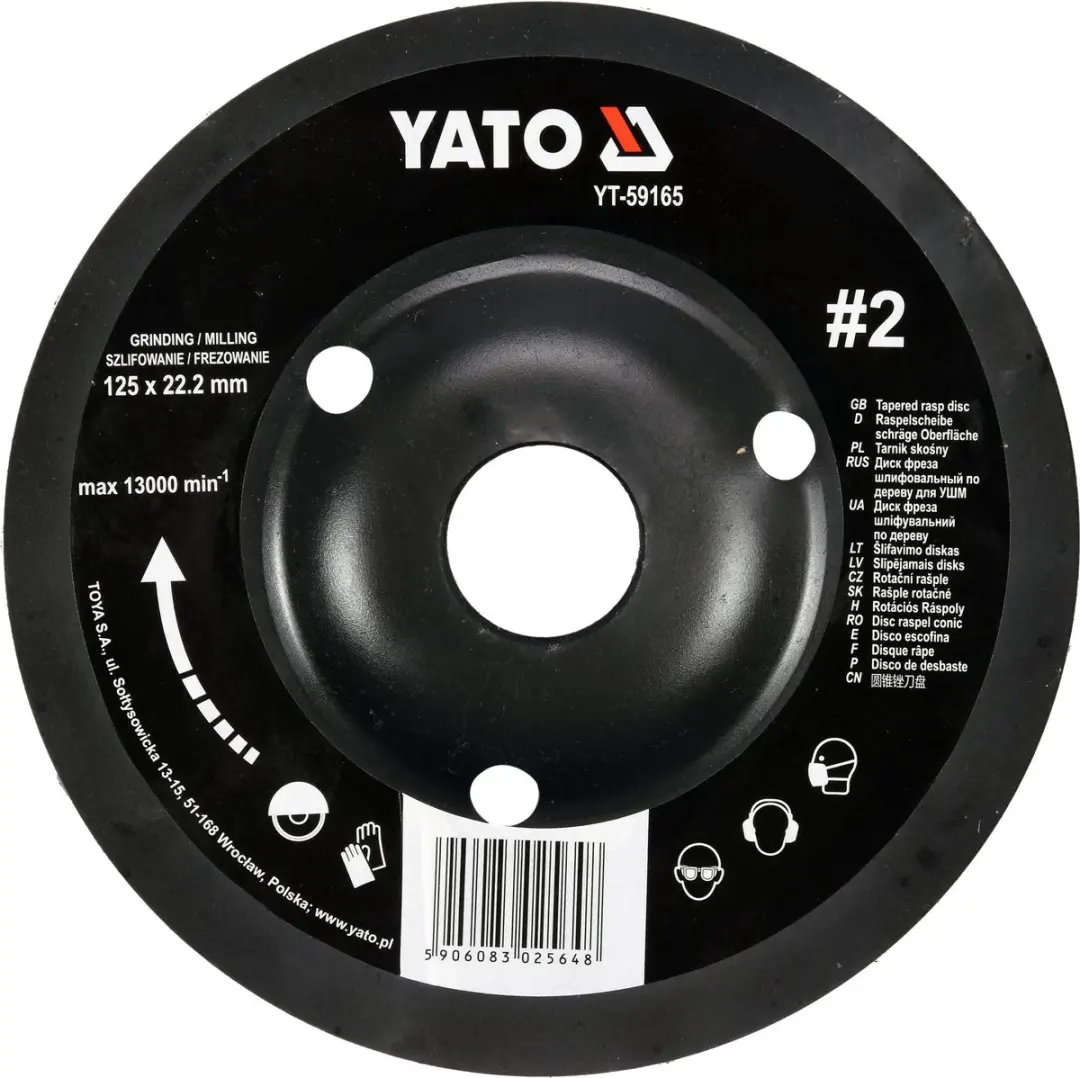 Yato YT-59165 Raspschijf 125mm No2
