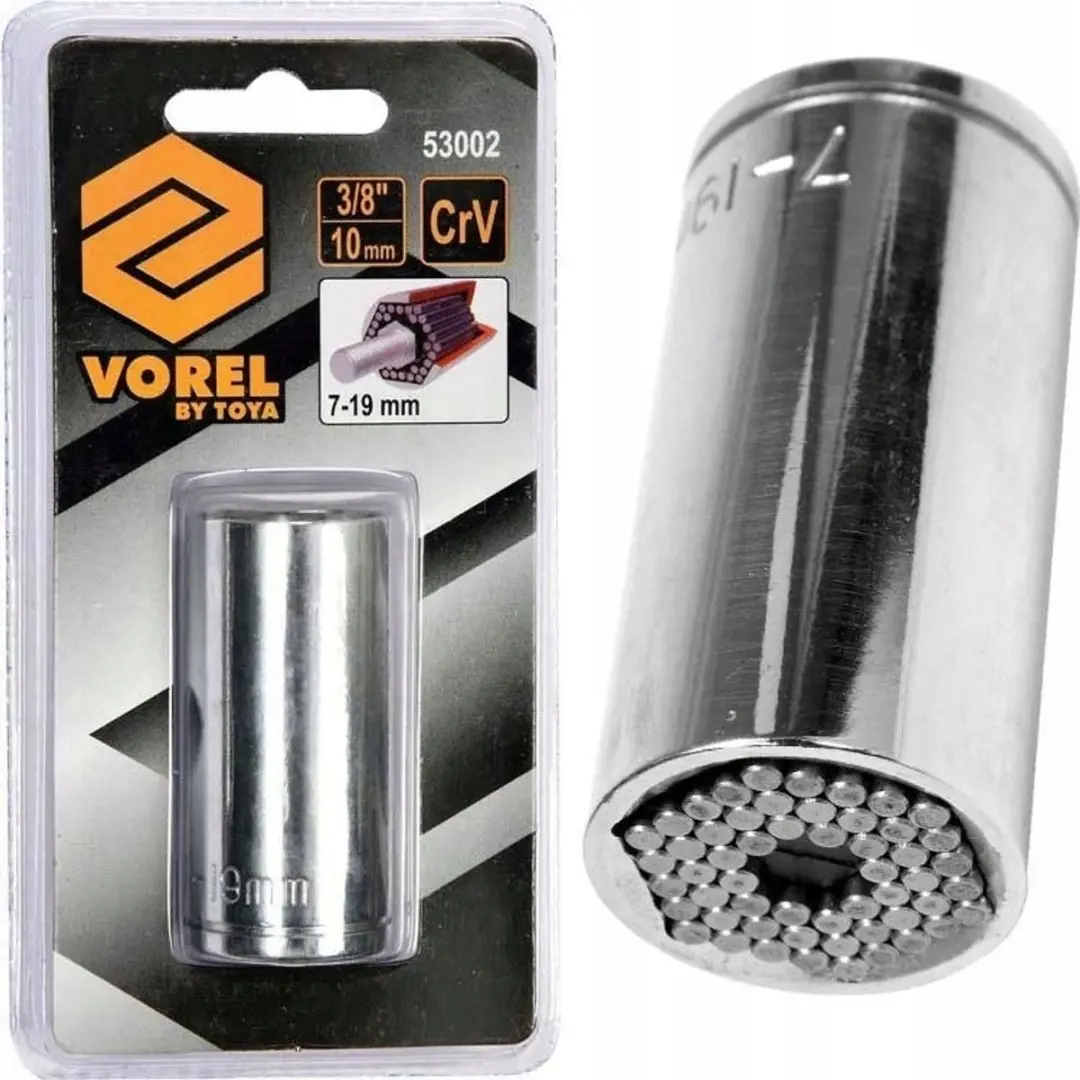Vorel 53002 Universele Dopsleutel 3/8" 7-19mm