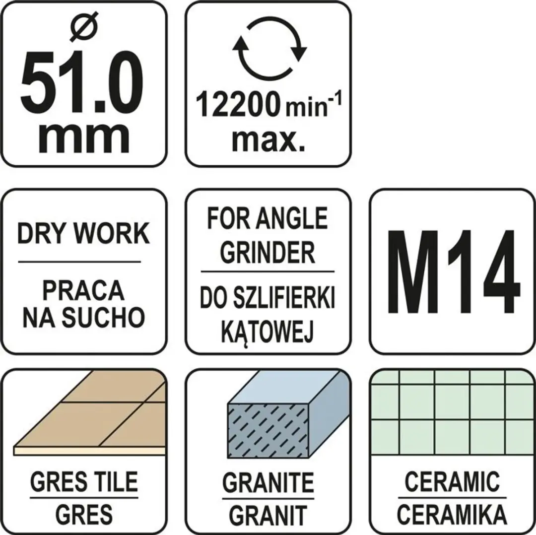 Yato Diamant Gatenzaag 51mm - YT-60446 - afbeelding 4 van 4