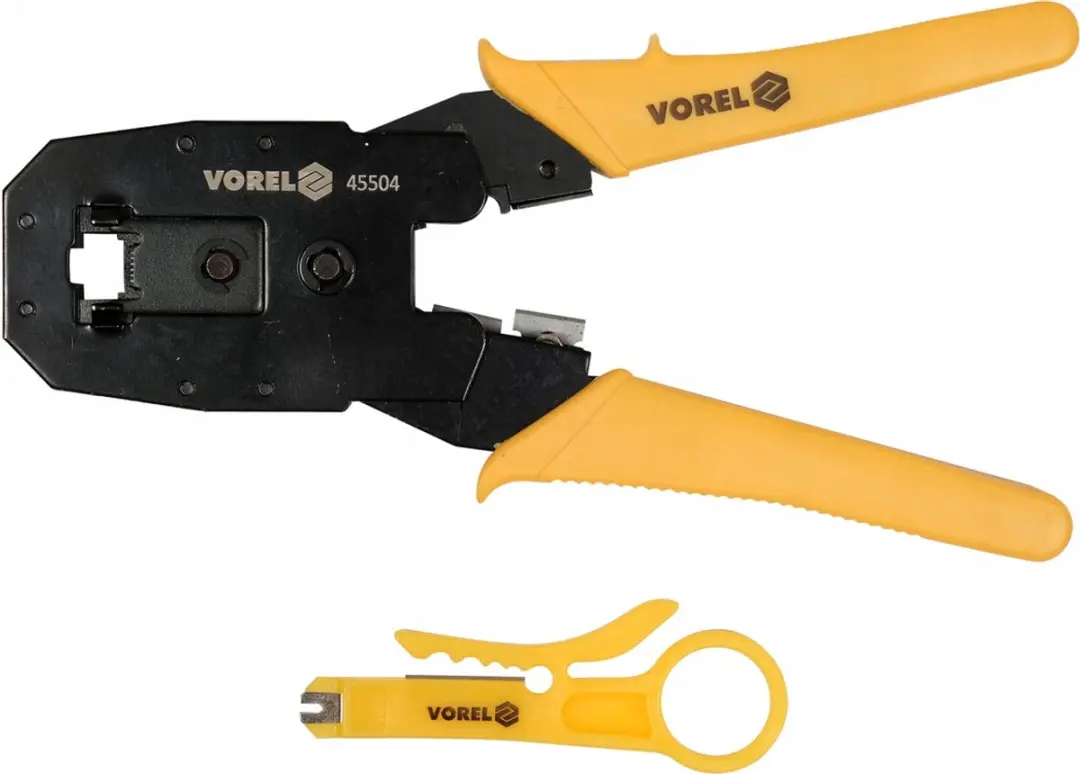 Vorel 45504 Krimptang RJ45 RJ10 RJ11