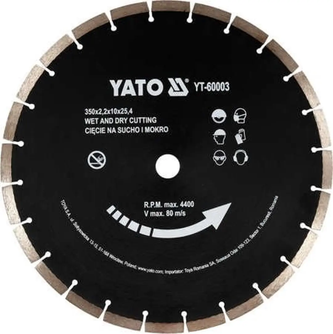 Yato YT-60003 Diamantzaagblad