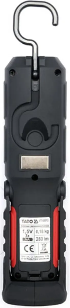 Yato YT-08513 Werklamp - 280 lm - Zwart/Rood - afbeelding 3 van 6