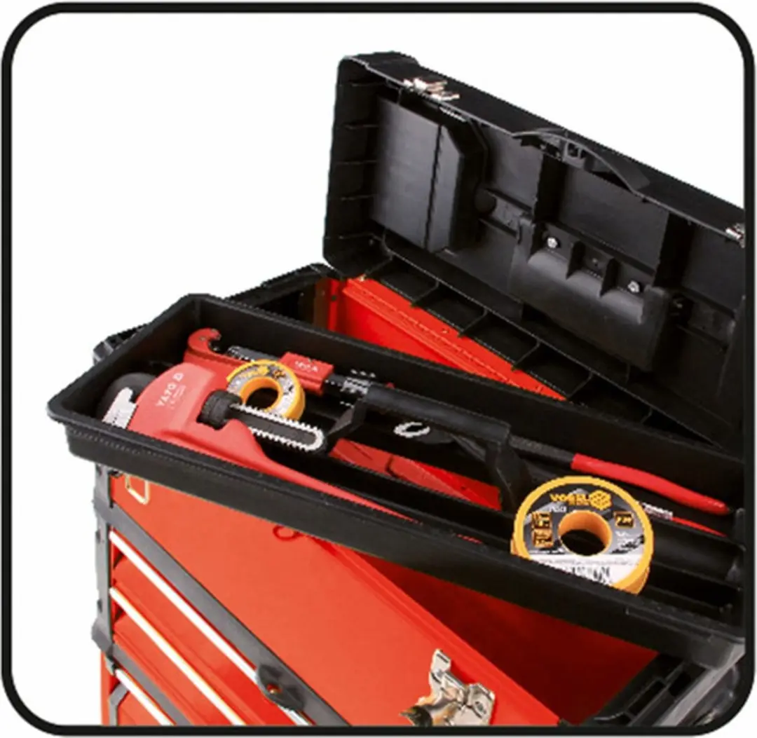 Yato Gereedschapstrolley YT-09101 - 3 lades - 52x32x72cm - afbeelding 5 van 6