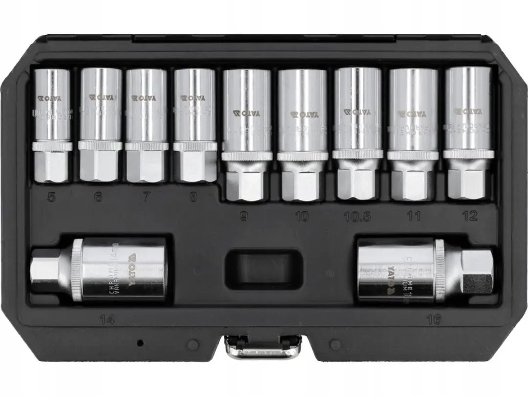 Yato YT-06201 Schroefverwijderaar Set 11-delig - 1/2" & 3/8" - afbeelding 2 van 4