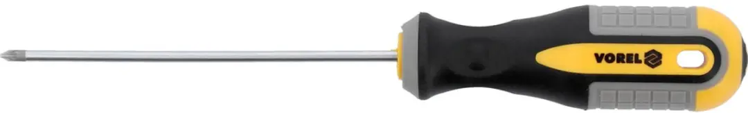 Vorel Schroevendraaier Kruiskop PZ1x100mm CrV Magnetisch