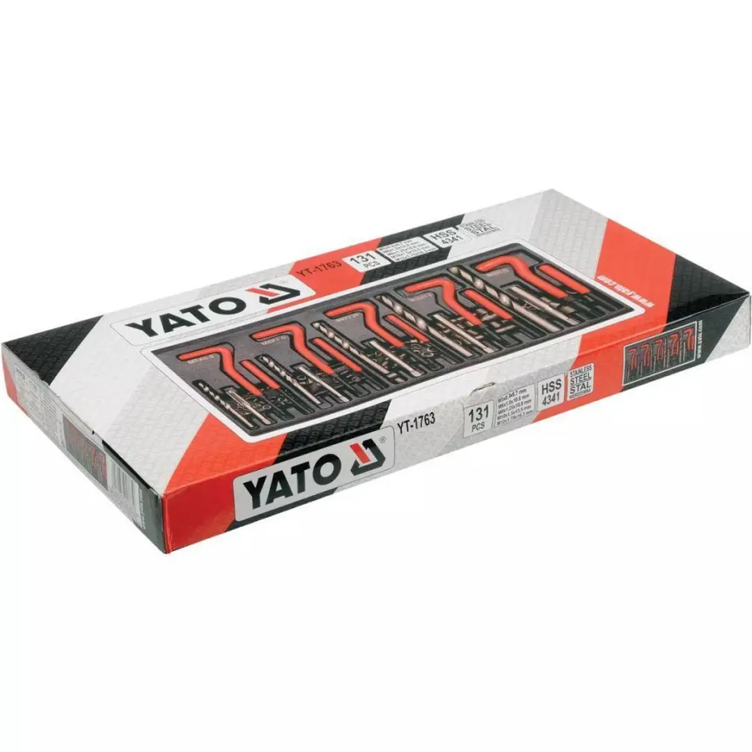 Yato Draadreparatieset M5-M12 YT-1763 - Zilver - afbeelding 2 van 3