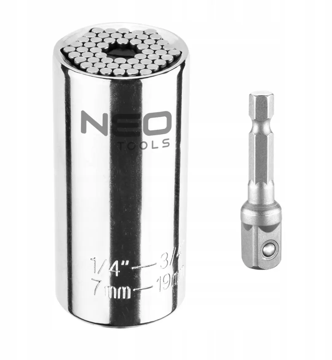 Universele Dop 7-19 mm 1/4"-3/4"