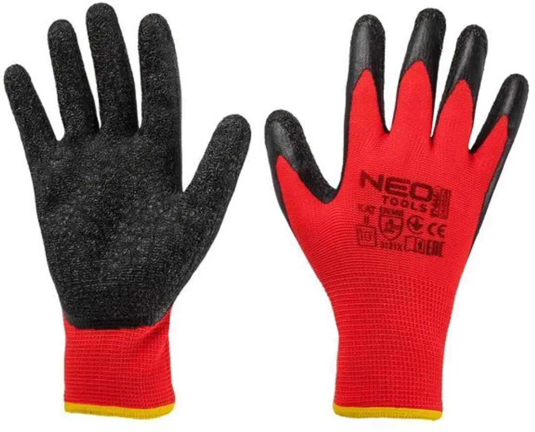 NEO Tools Werkhandschoenen Latex Gecoat Crincle