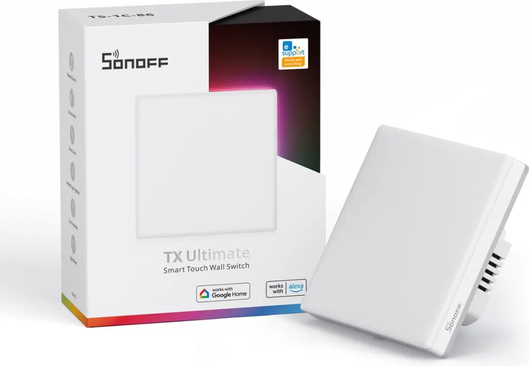 Sonoff T5-1C-86 Touch WiFi Schakelaar