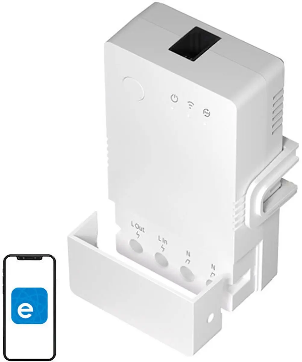 Sonoff THR320 Wifi-Zender met Temperatuur- en Vochtsensor