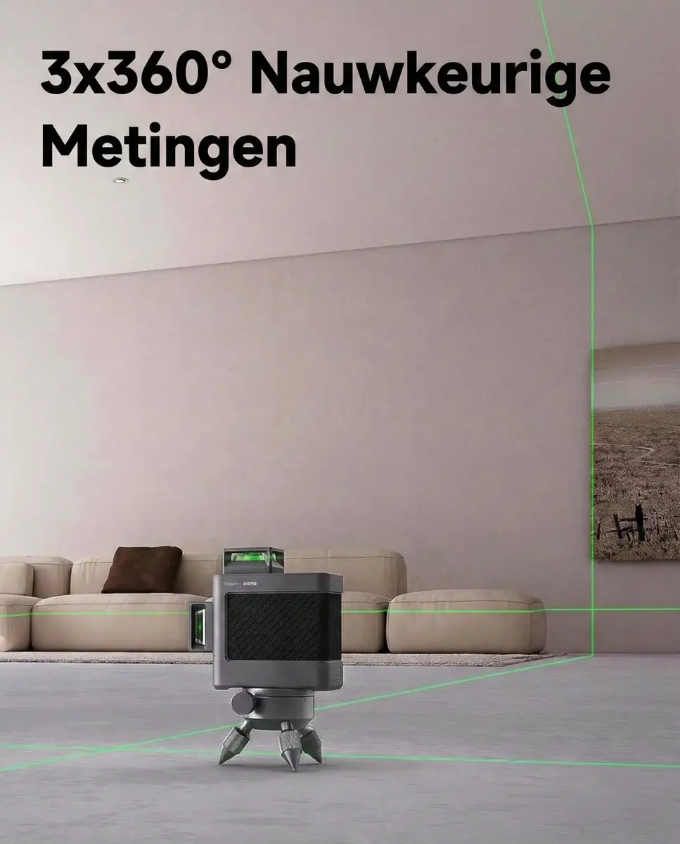 HOTO QWFGJ002 Kruislijnlaser - Groene Laser - afbeelding 5 van 6