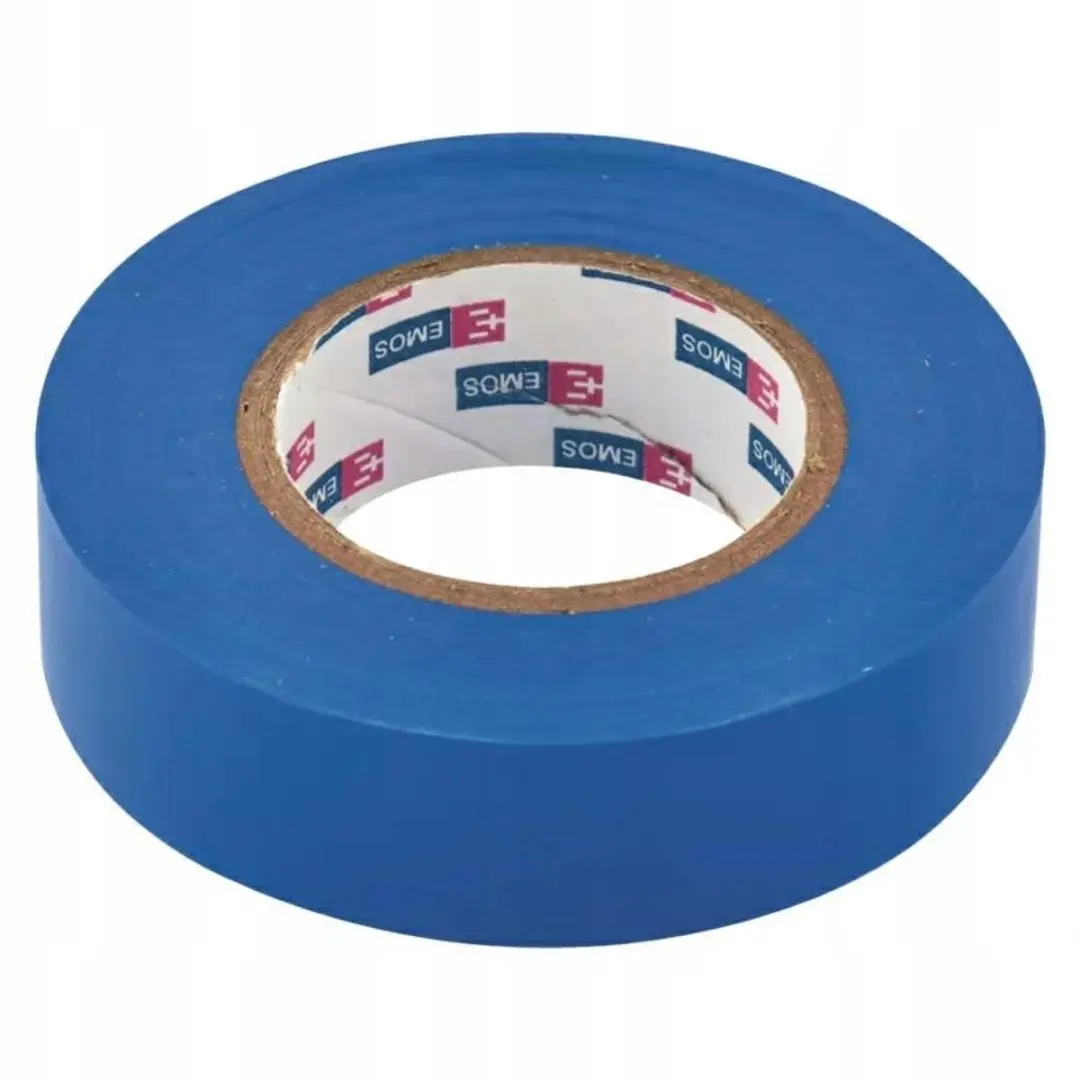 Emos PVC Isolatietape 19mm x 20m - Blauw - afbeelding 4 van 5