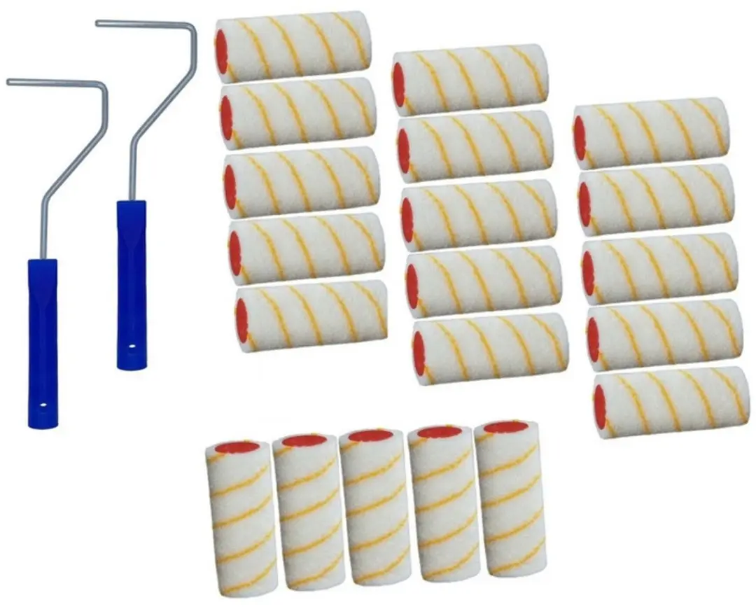 20x verfroller / vachtrollers incl 2 rollerbeugels