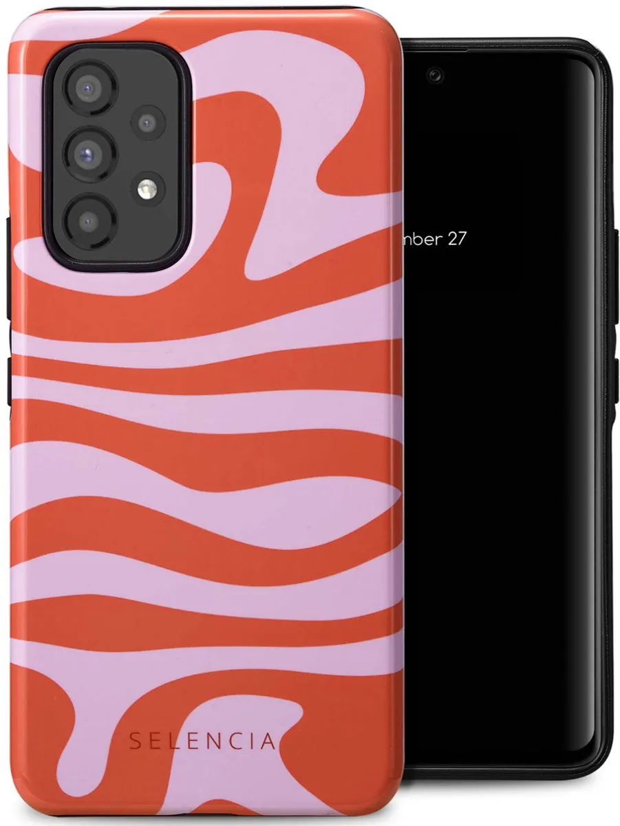 Selencia Hoesje Samsung Galaxy A53 Dream Swirl Pink