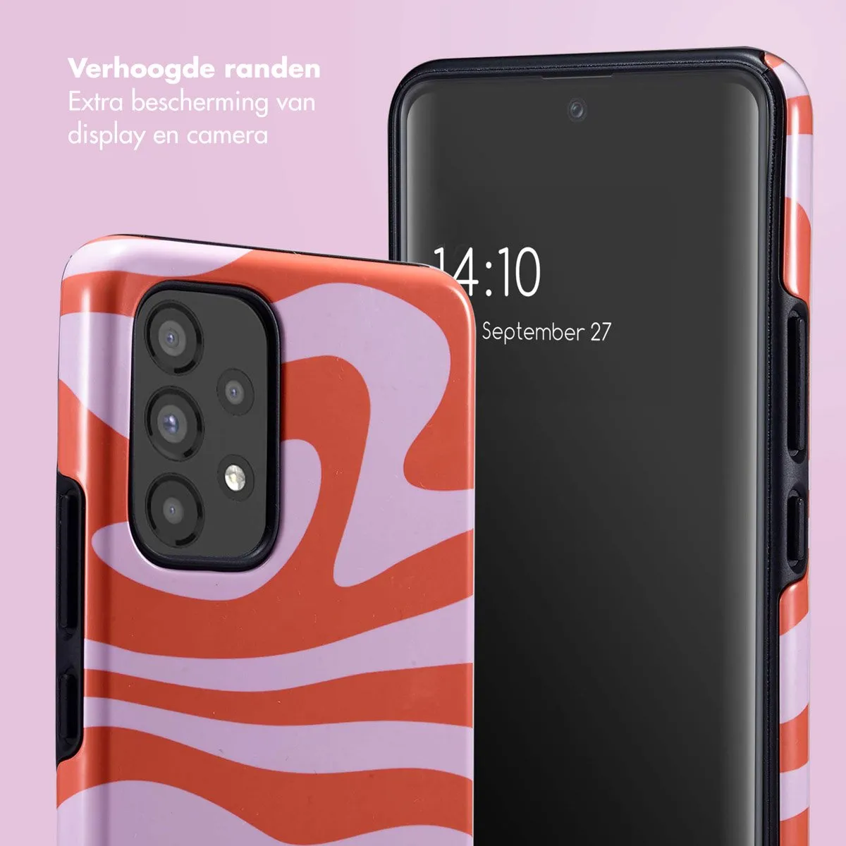 Selencia Hoesje Samsung Galaxy A53 Dream Swirl Pink