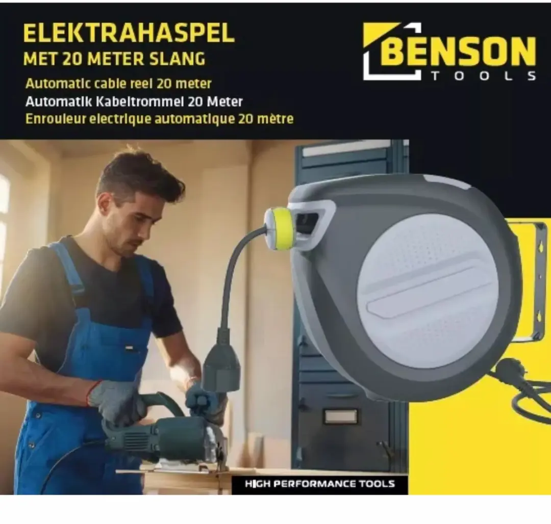 Benson Luchtslanghaspel 25 meter