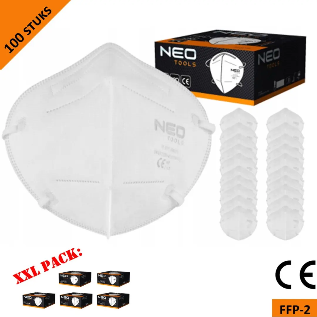 Neo Tools stofmasker halfgelaatsmasker