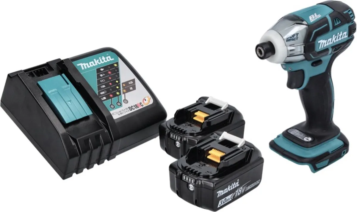 Makita DTS 141 RF Accuschroevendraaier 18V 40Nm - 2x 3.0Ah + Lader