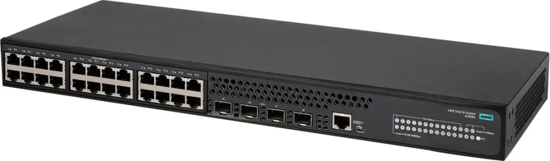 HPE FlexNetwork 5140 JL828A#ABB Netwerkschakelaar - Zwart - afbeelding 2 van 3