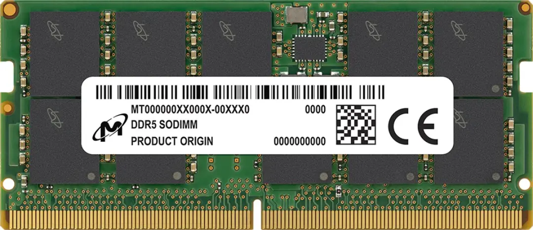 Micron 8GB DDR5 SODIMM (1x8GB) 5600MHz MTC4C10163S1SC56BD1
