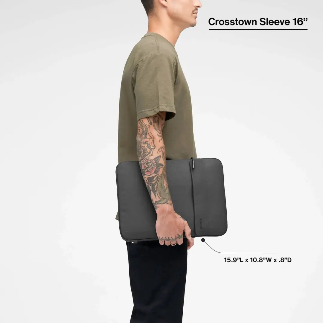 Incase Crosstown Sleeve MacBook Pro 16 Zwart - afbeelding 2 van 6