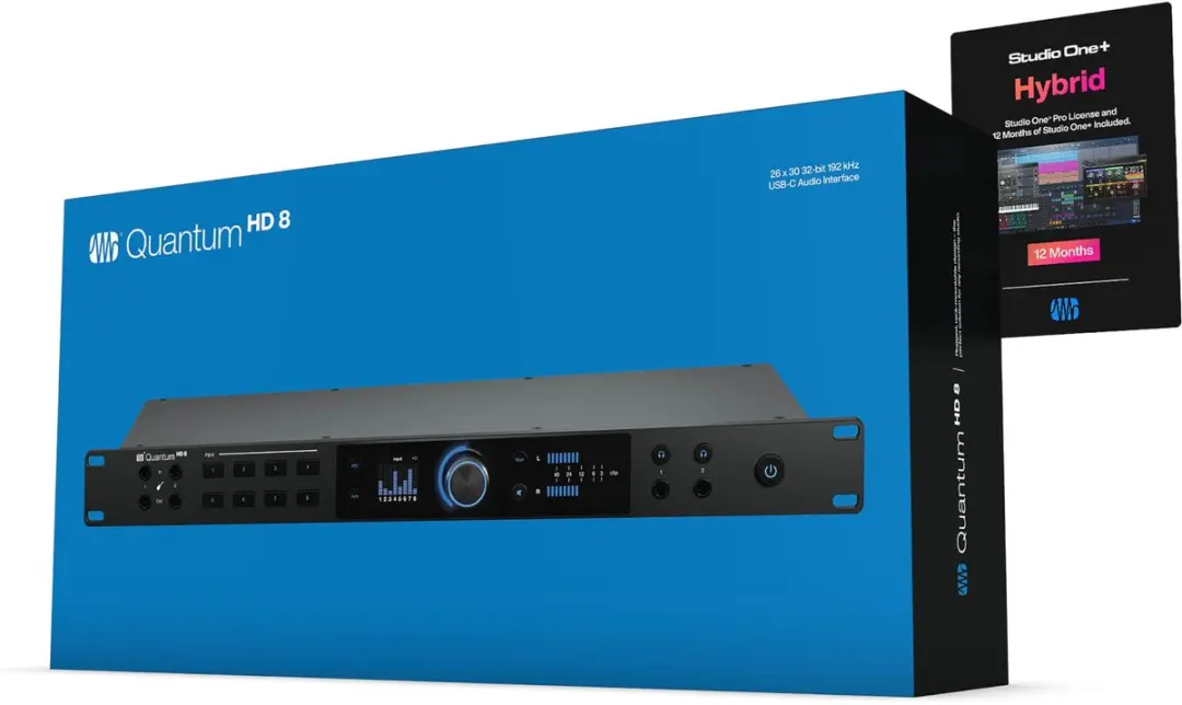 PreSonus Quantum HD 8 USB-C Audio-interface - afbeelding 5 van 6