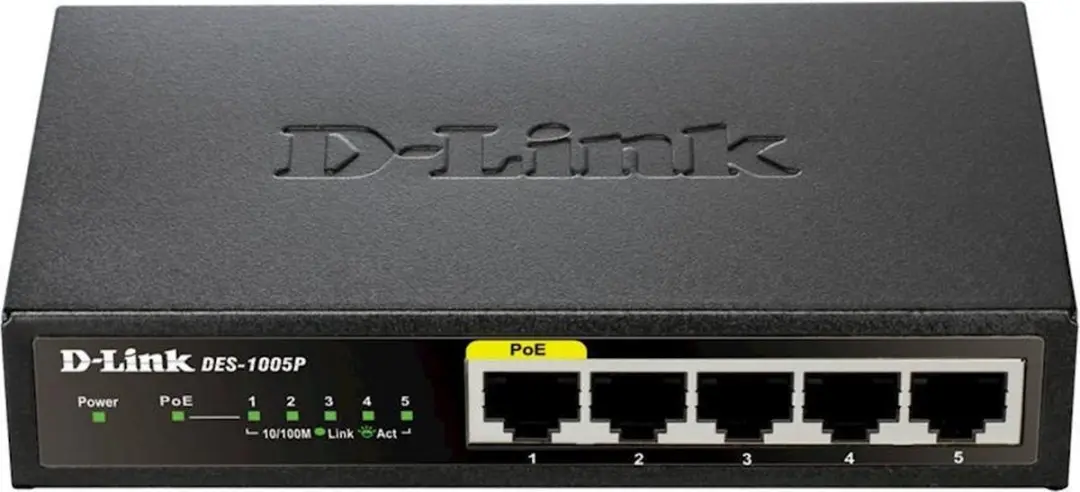 D-Link DES-1005P Netwerkswitch 5-Poorten PoE - afbeelding 3 van 6