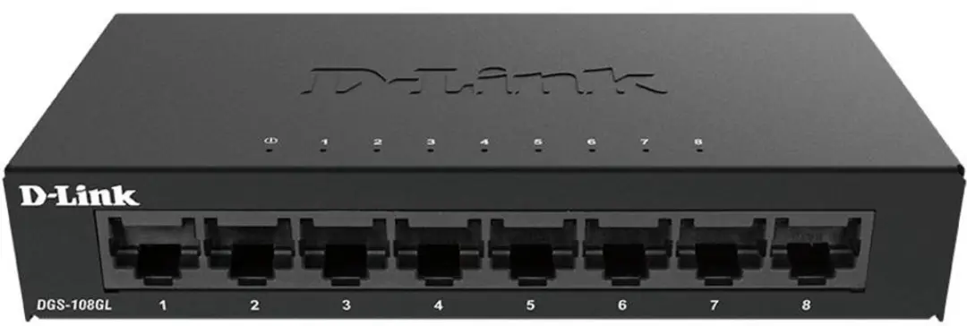 D-Link DGS-108GL/E Netwerkswitch - Wit - afbeelding 4 van 6