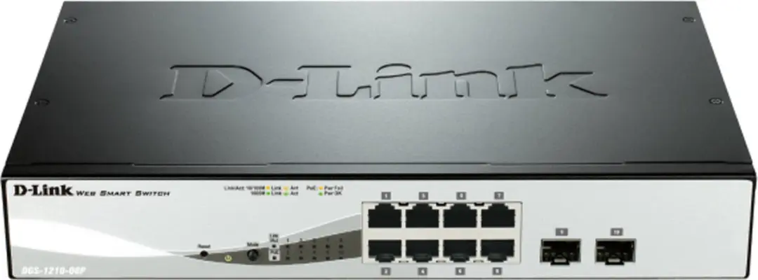D-Link DGS-1210-08P/E Netwerkswitch