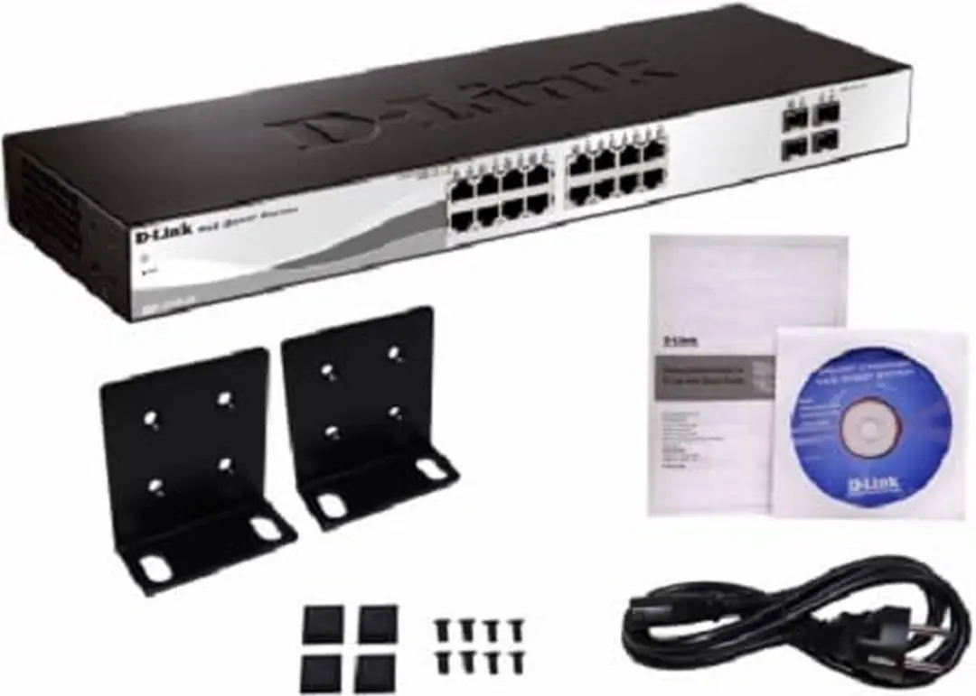 D-Link DGS-1210-20/E Smart Managed Netwerkswitch - Zwart - afbeelding 4 van 6