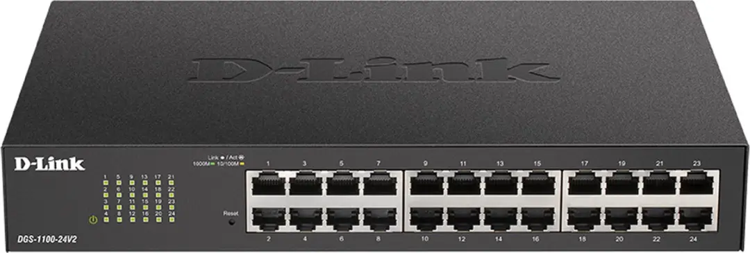 D-Link DGS-1100-24V2/E Netwerkswitch 24 poorten