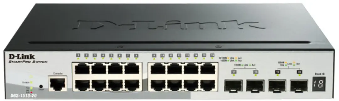 D-Link DGS-1510-52XMP/E Switch - 48 Poorten - Zwart - afbeelding 3 van 5