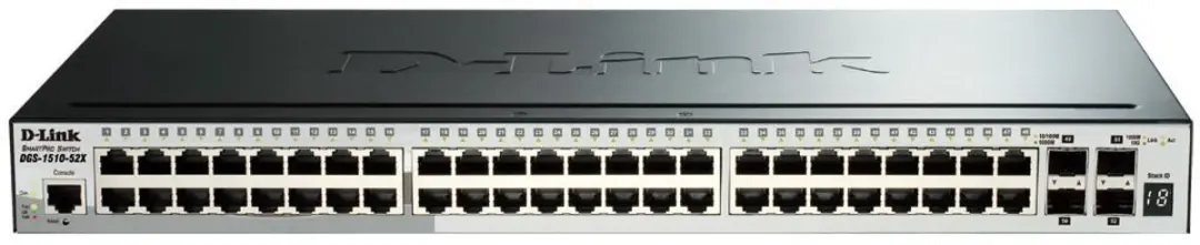 D-Link DGS-1510-52XMP/E Switch - 48 Poorten - Zwart - afbeelding 4 van 5