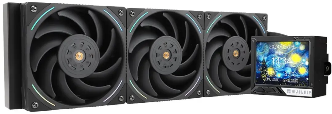 Thermalright Mjolnir Vision 360 Black ARGB 360mm Intel-AMD Compatibele CPU Water