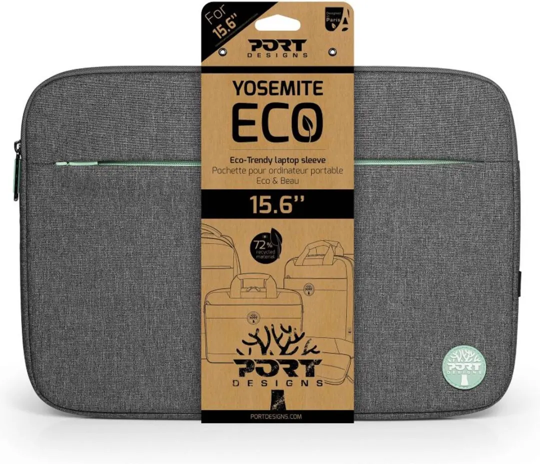 PORT Designs Yosemite ECO Laptophoes 15.6 inch - Grijs - afbeelding 5 van 5