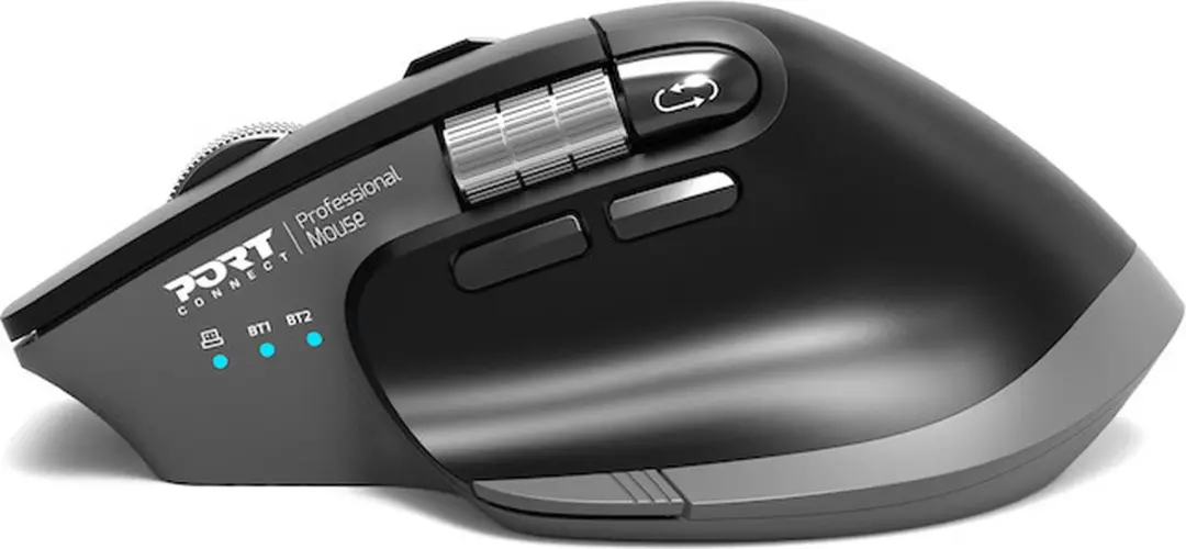 PORT Designs Connect Ultimate Muis 910203 - Draadloos + Bluetooth - 4000 DPI - Zwart - afbeelding 3 van 3