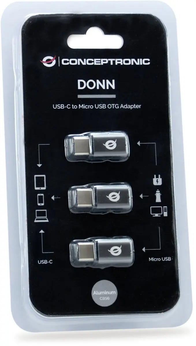 USB-C Adaptor Conceptronic DONN05G - afbeelding 4 van 5