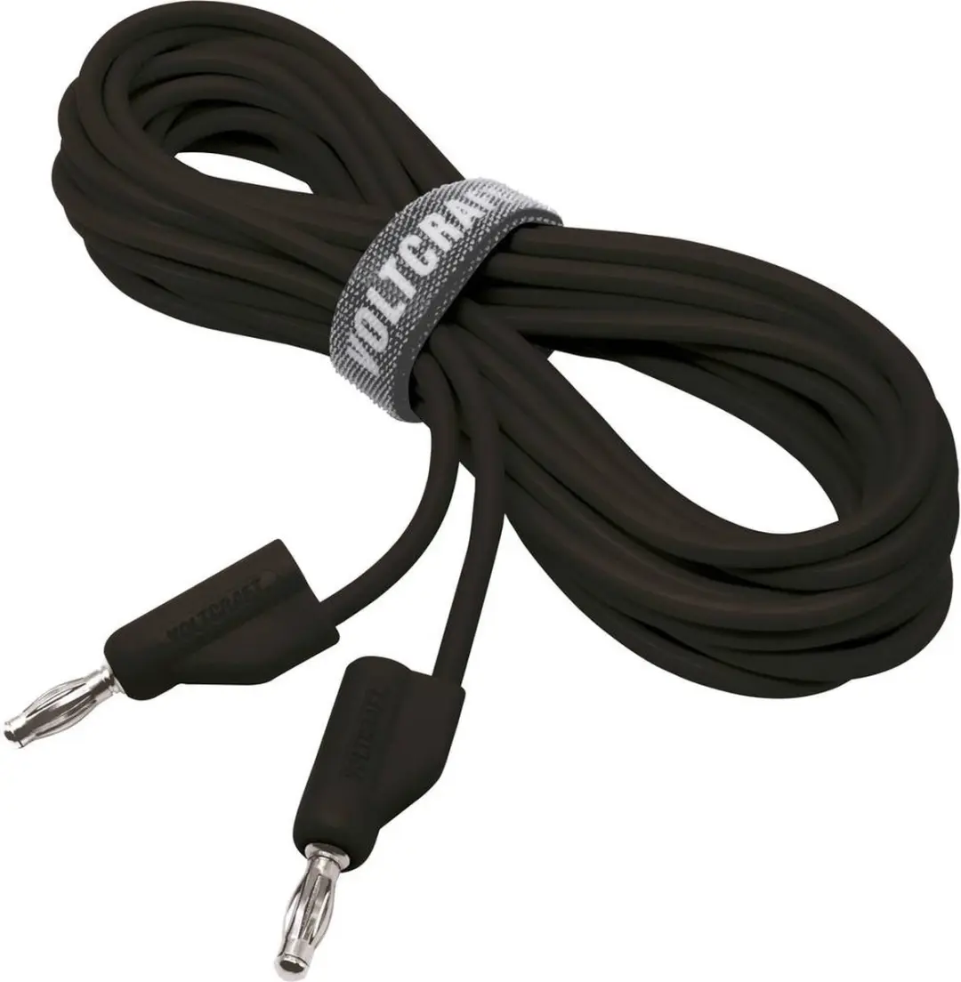 Voltcraft MSB-300 Meetsnoer Banaanstekker 4mm 5m Zwart - afbeelding 2 van 5