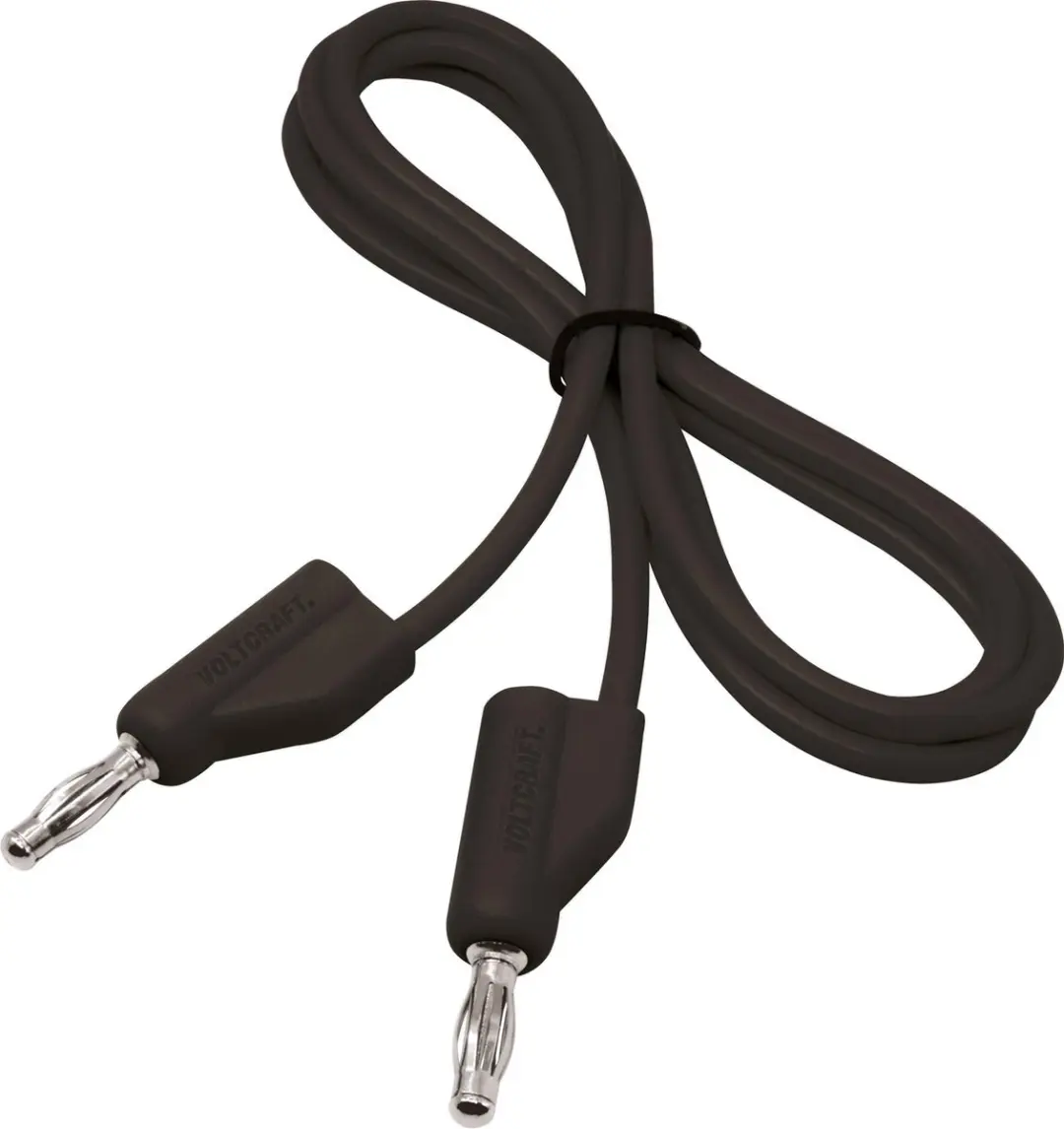 Voltcraft MSB-300 Meetsnoer Banaanstekker 4mm 1m Zwart - afbeelding 4 van 5