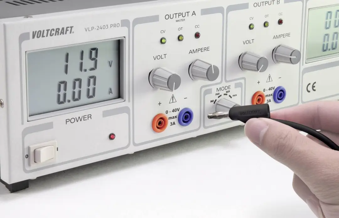 Voltcraft MSB-300 Meetsnoer Banaanstekker 4mm 1m Zwart - afbeelding 3 van 5