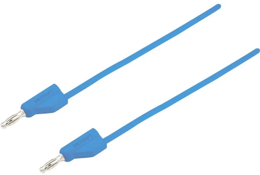 Voltcraft MSB-300 Meetsnoer Banaanstekker 4mm 1m Blauw
