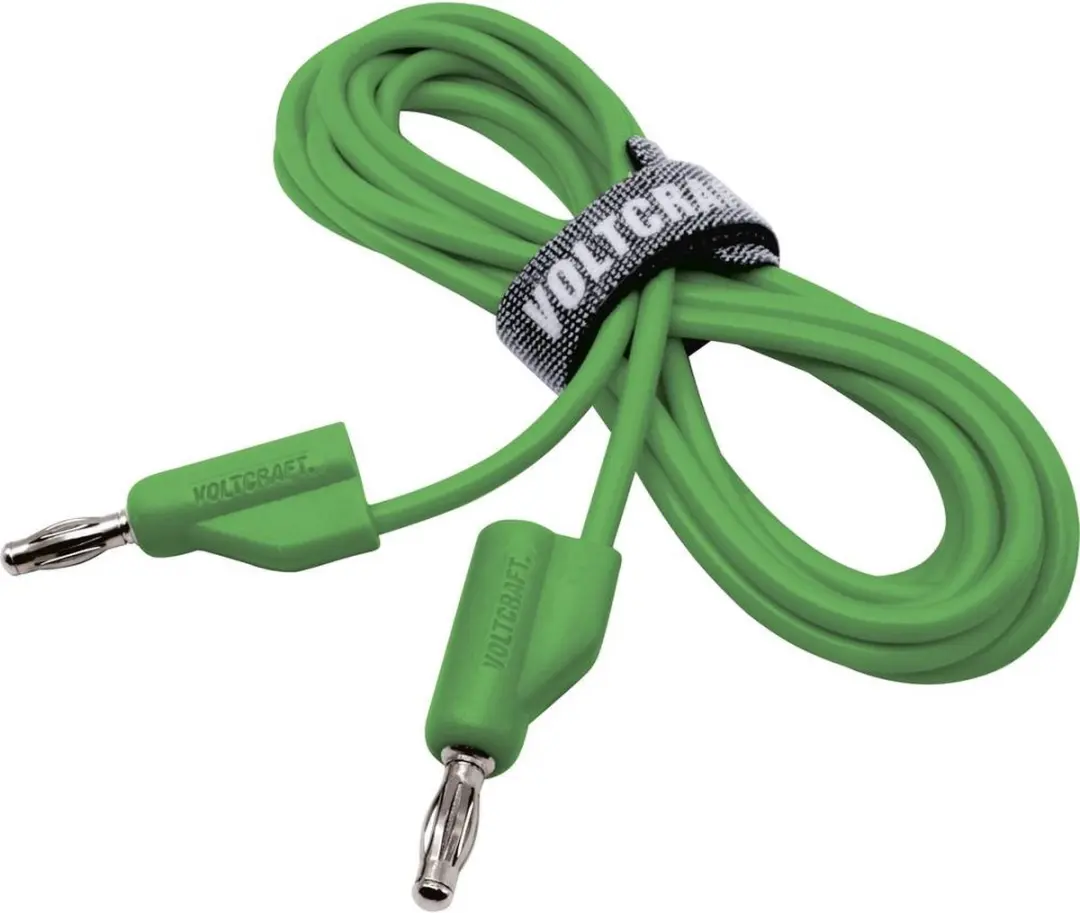 Voltcraft MSB-300 Meetsnoer Banaanstekker - 2m - Groen - afbeelding 3 van 6