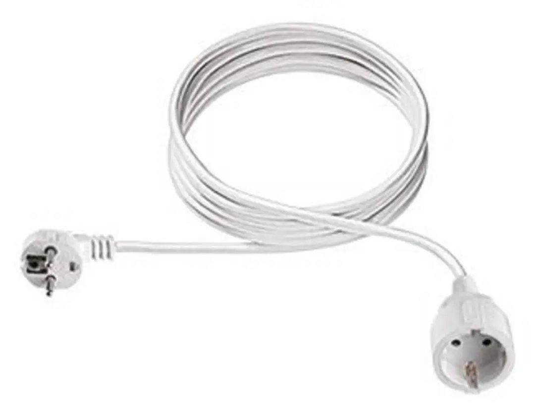 Bachmann Stroom Verlengkabel 10m - 3x 1,5mm² - Wit - afbeelding 2 van 6