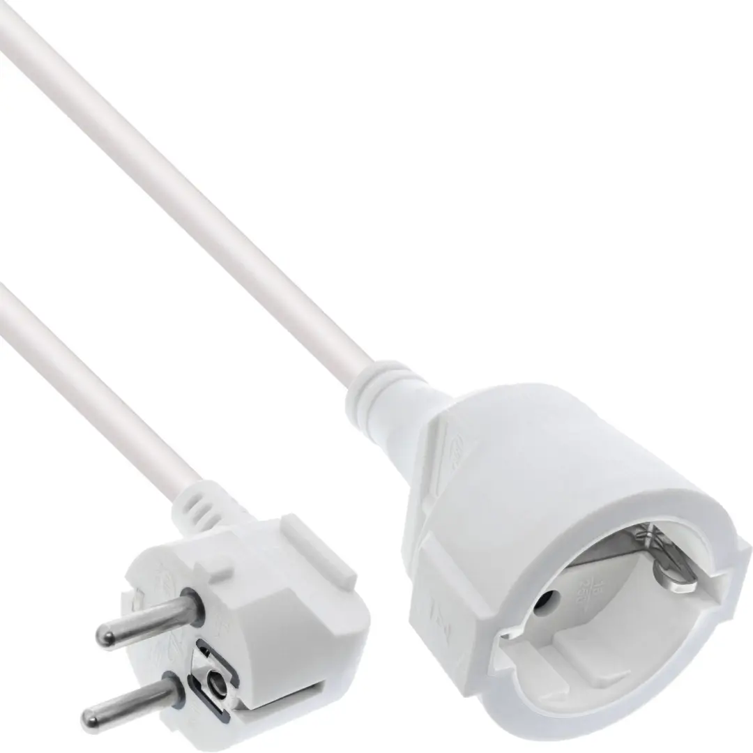 Bachmann Stroom Verlengkabel 10m - 3x 1,5mm² - Wit - afbeelding 5 van 6