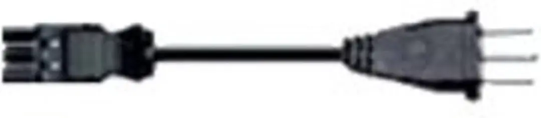 Bachmann 375.016 Voedingskabel 1,5m - Zwart - afbeelding 3 van 5