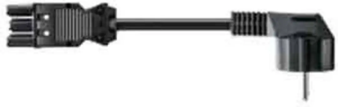 Bachmann 375.016 Voedingskabel 1,5m - Zwart - afbeelding 5 van 5