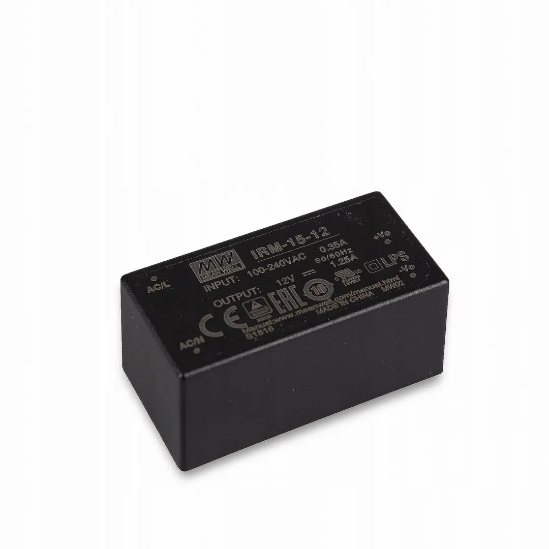 Mean Well IRM-15-12 AC/DC-printnetvoeding 12V 15W - afbeelding 2 van 4