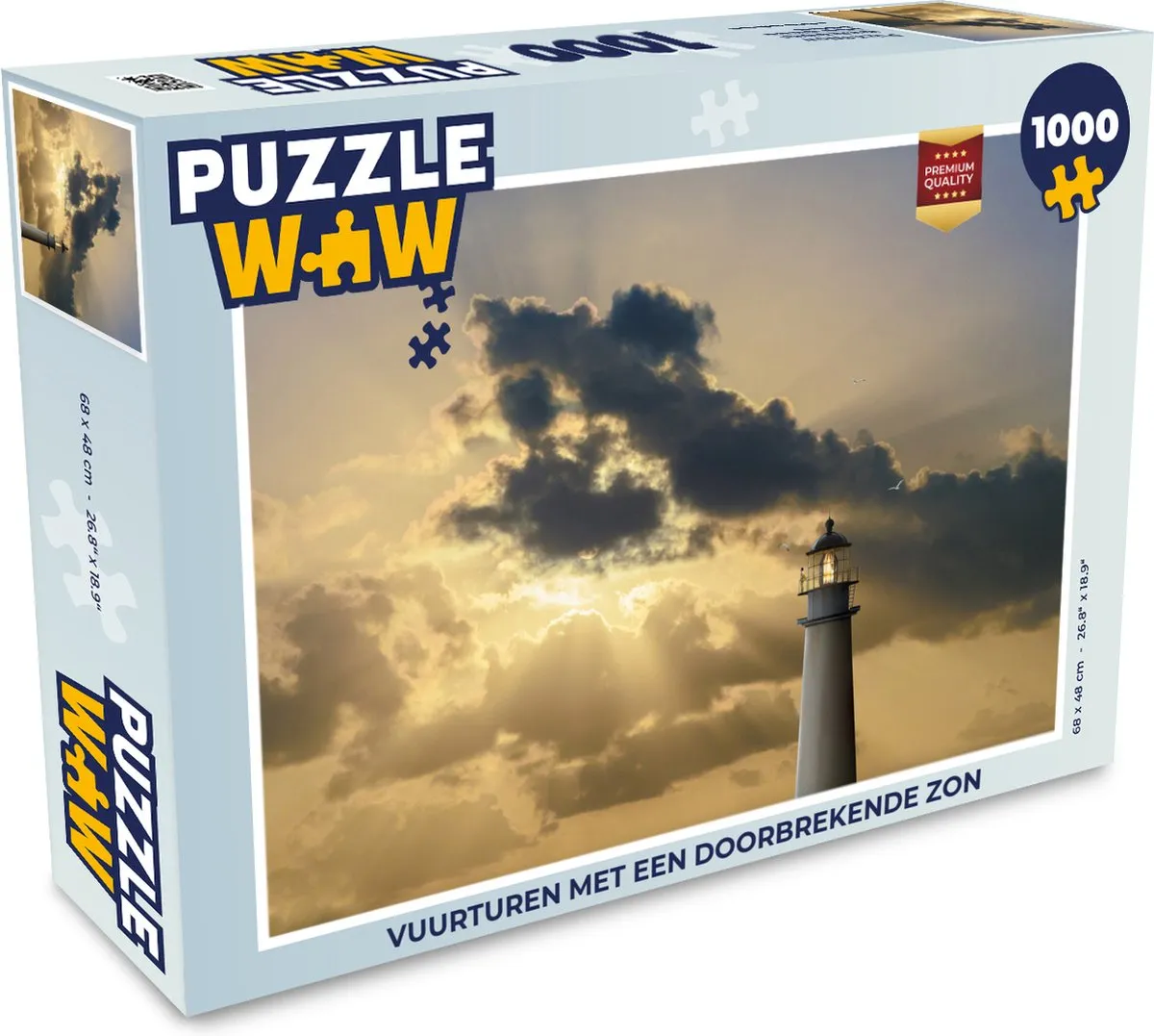 PuzzleWow Vuurturen Legpuzzel 1000 Stuks